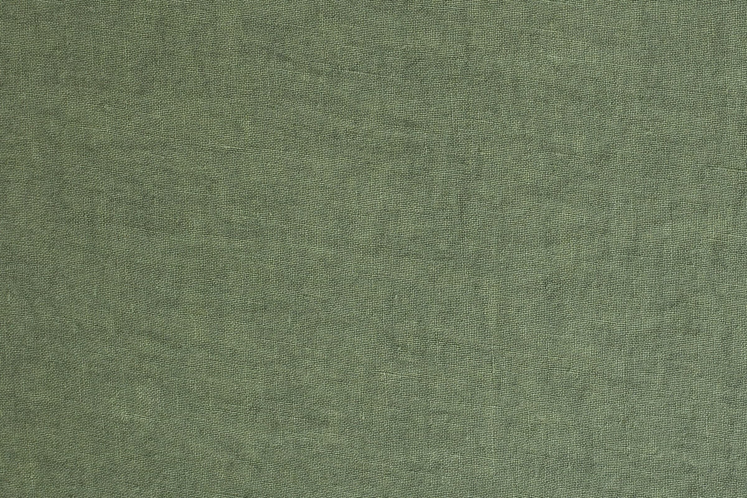 Tovaglia da tavola in 100% puro lino lavato delavè stone washed morbido resistente elegante made in italy  VERDE OLIVA - Vanita di raso