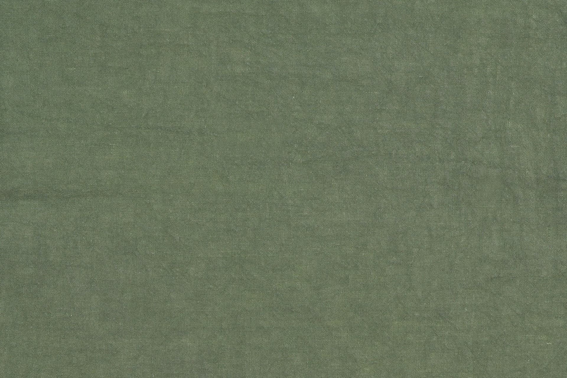 Set di 6 tovaglioli da tavola 45 X 45 CM in 100% puro lino lavato delavè stone washed morbido resistente elegante made in italy VERDE OLIVA - Vanita di raso