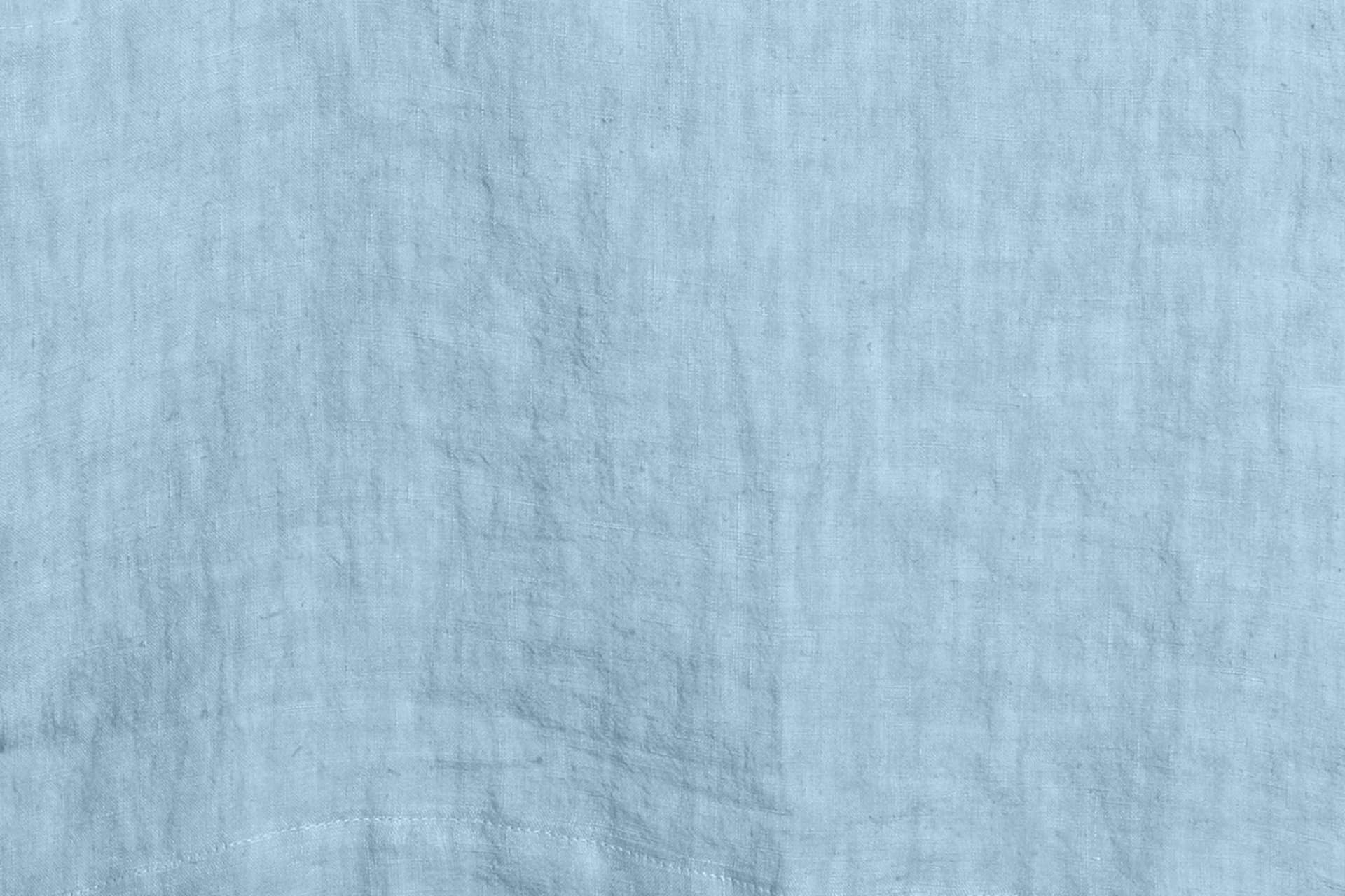 Runner da tavola in 100% puro lino lavato delavè stone washed morbido resistente elegante made in italy AZZURRO - Vanita di raso
