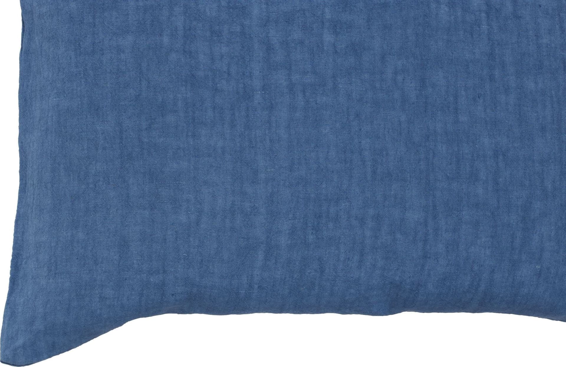 Coppia di federe in puro lino stone washed Bluette in Federe Vanita di raso - Sesto San Giovanni, commercioVirtuoso.it