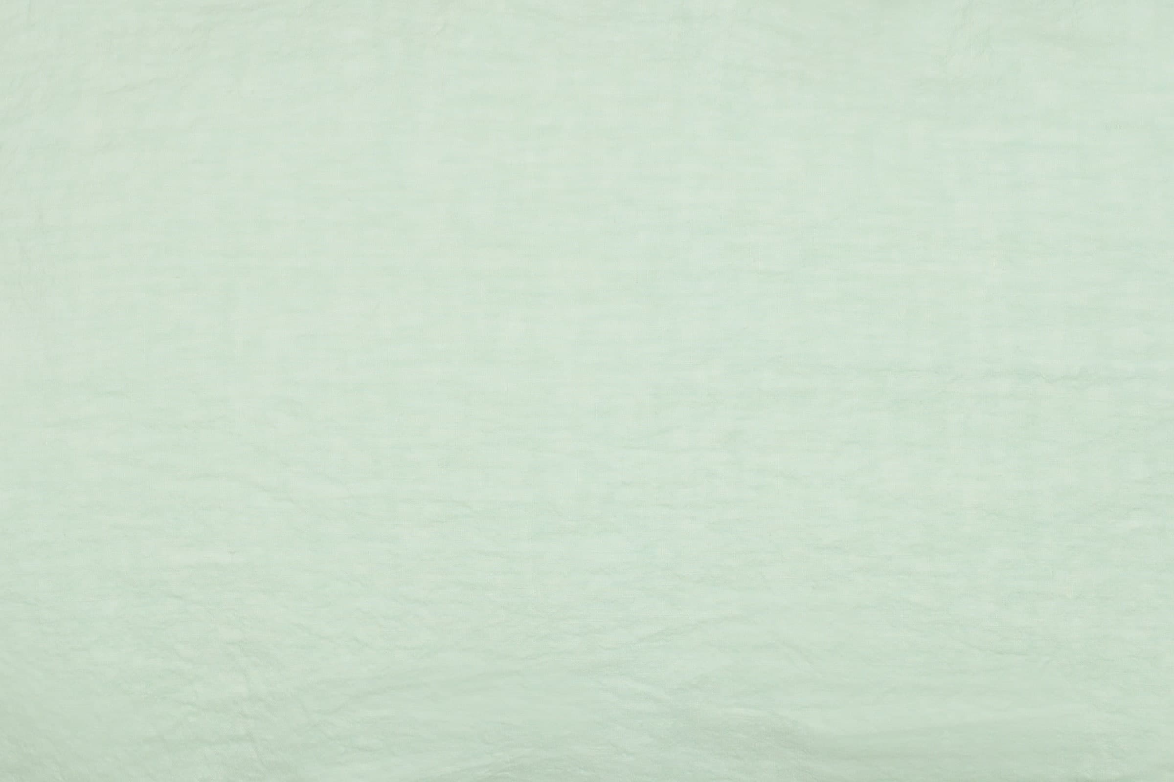 Federa in puro lino stonewashed Verde Delicato con Frou Frou in Federe Vanita di raso - Sesto San Giovanni, commercioVirtuoso.it