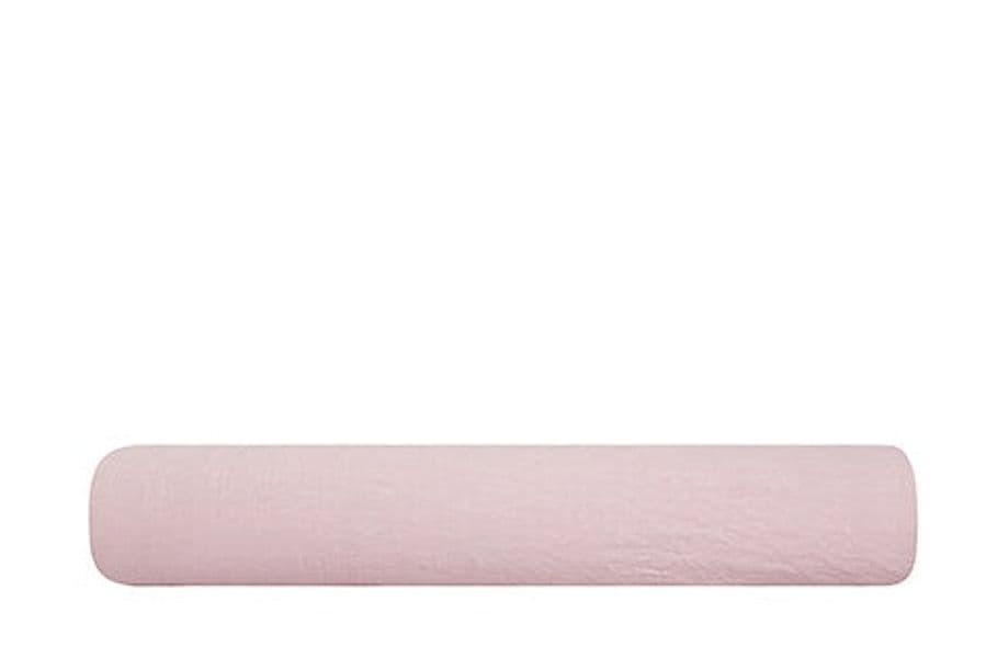 Lenzuolo sotto con angoli in puro lino stonewashed Rosa