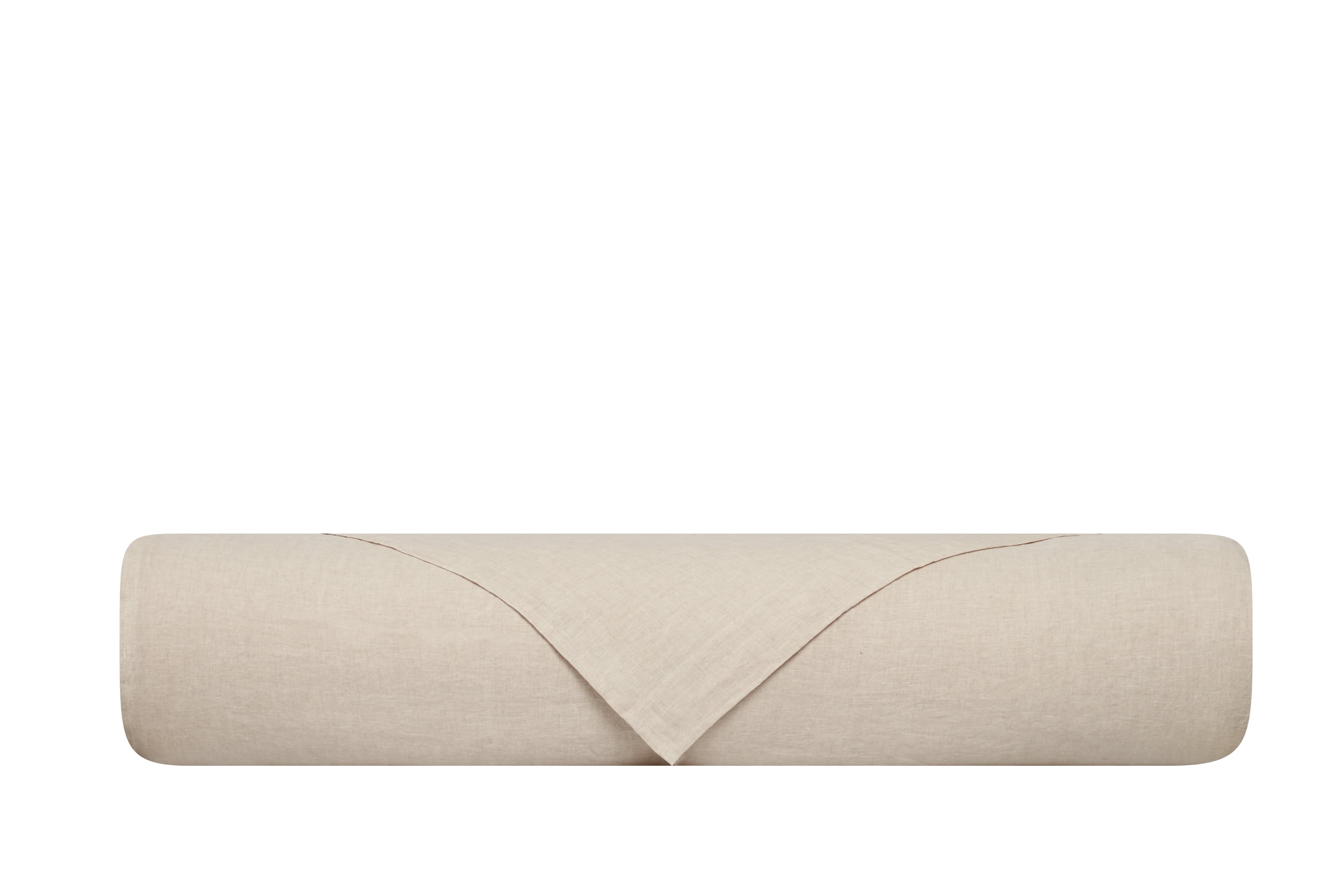 Lenzuolo piano i in puro lino stonewashed Bollito