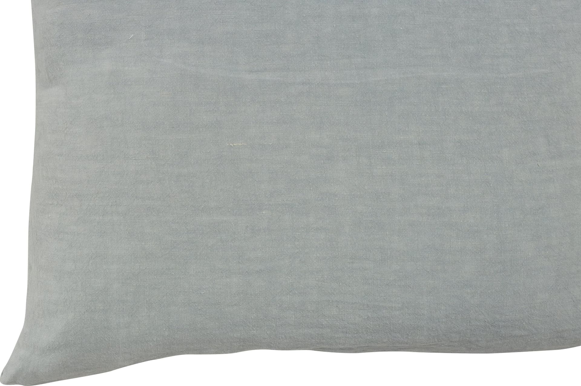 Coppia di federe in puro lino stone washed Grigio Fumo in Federe Vanita di raso - Sesto San Giovanni, commercioVirtuoso.it