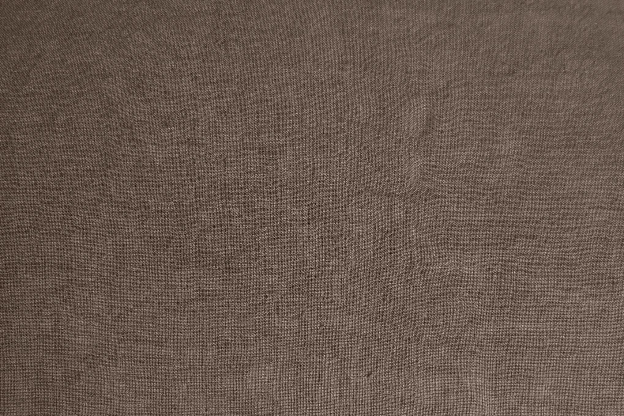 Coppia di federe in puro lino stone washed  Tortora in Federe Vanita di raso - Sesto San Giovanni, commercioVirtuoso.it