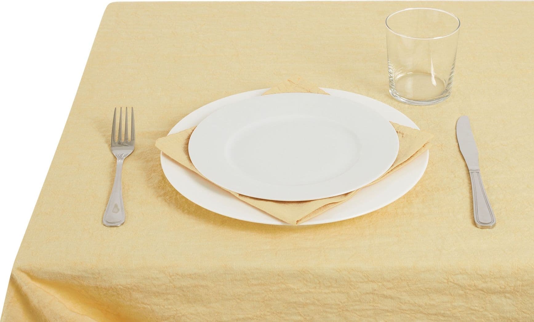 Tovaglia da tavola in 100% puro lino lavato delavè stone washed morbido resistente elegante made in italy Giallino con Dettagli in Pizzo in Tovaglie Vanita di raso - Sesto San Giovanni, commercioVirtuoso.it