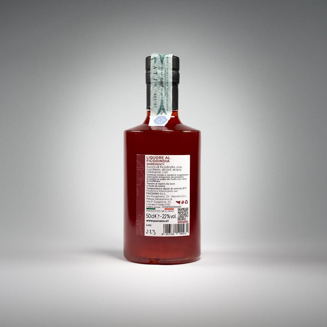 Paesano - Liquore al fico d'india siciliano 50 cl in Liquori Sicilya - Messina, commercioVirtuoso.it