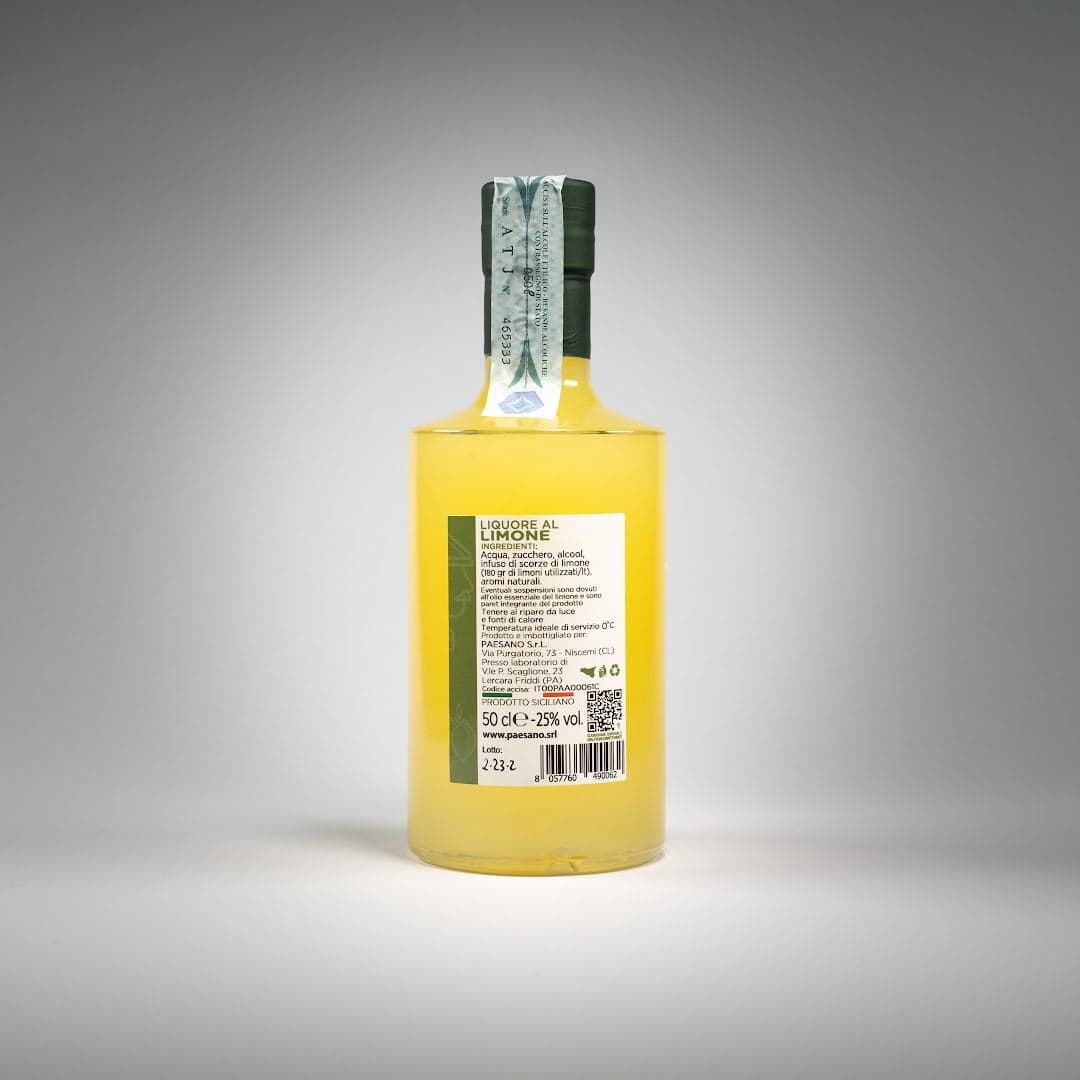 Paesano - Liquore al limone di Sicilia 50 cl in Liquori Sicilya - Messina, commercioVirtuoso.it