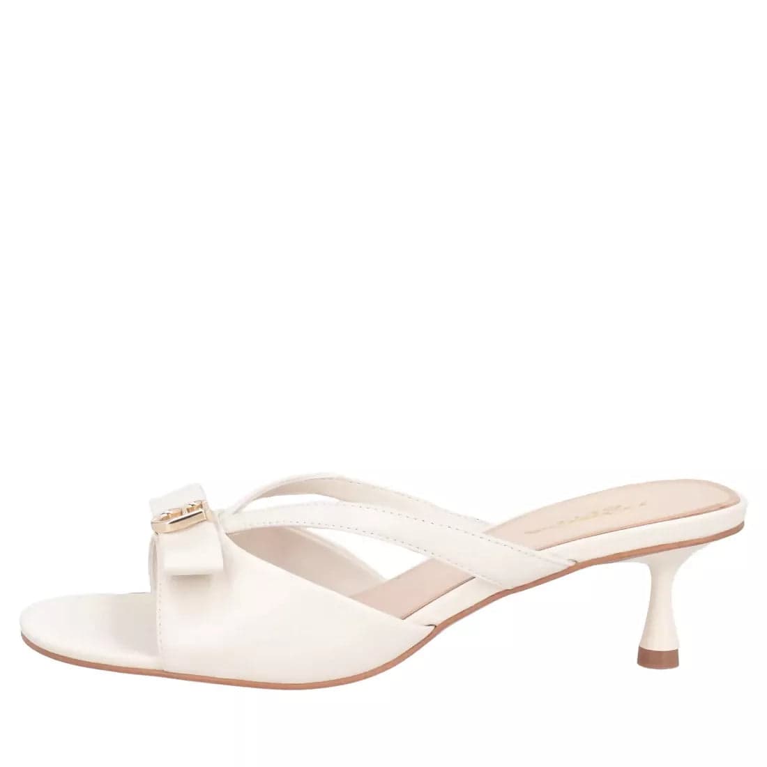 ToscaBlu Donna Sabot elegante Nizza in pelle con logo colore avorio in Scarpe col tacco Cantali Calzature - Randazzo, commercioVirtuoso.it