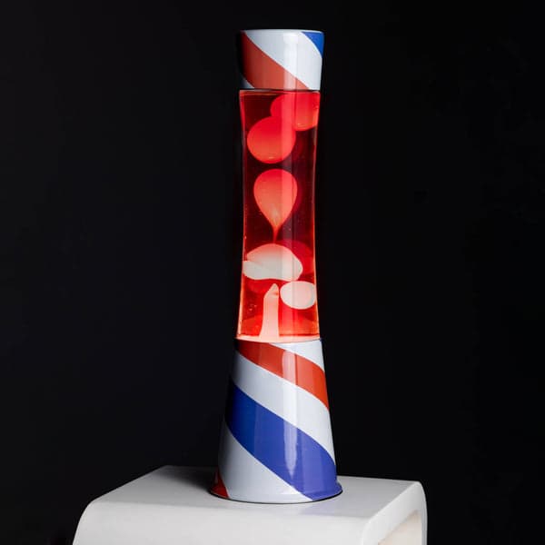 FISURA Lampada lava Barbershop con liquido trasparente e lava rossa in Autocategorizzazione Più Di Più Ideas - Casalnuovo di Napoli, commercioVirtuoso.it