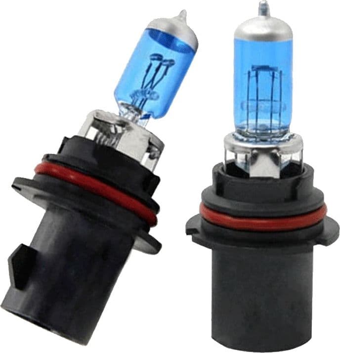 Coppia Luci HB1 9004 P29t 12V 60W/45W Effetto Xenon Bianco Puro 5000K Auto Giapponesi Toyota Mazda Suzuki Nissan