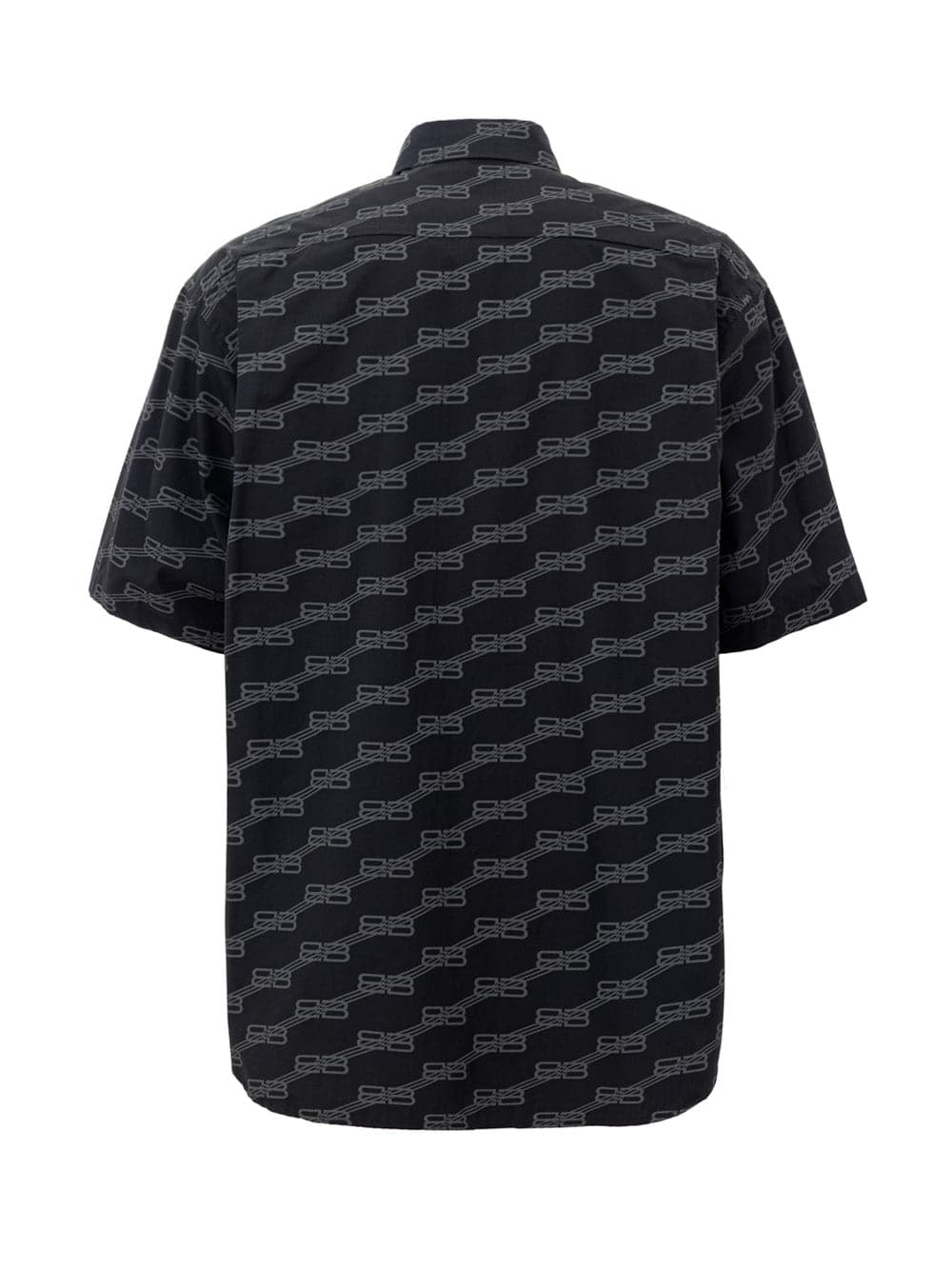 Balenciaga Camicia Manica Corta con Logo Allover da uomo in Camicie casual Drestige - Casamassima, commercioVirtuoso.it