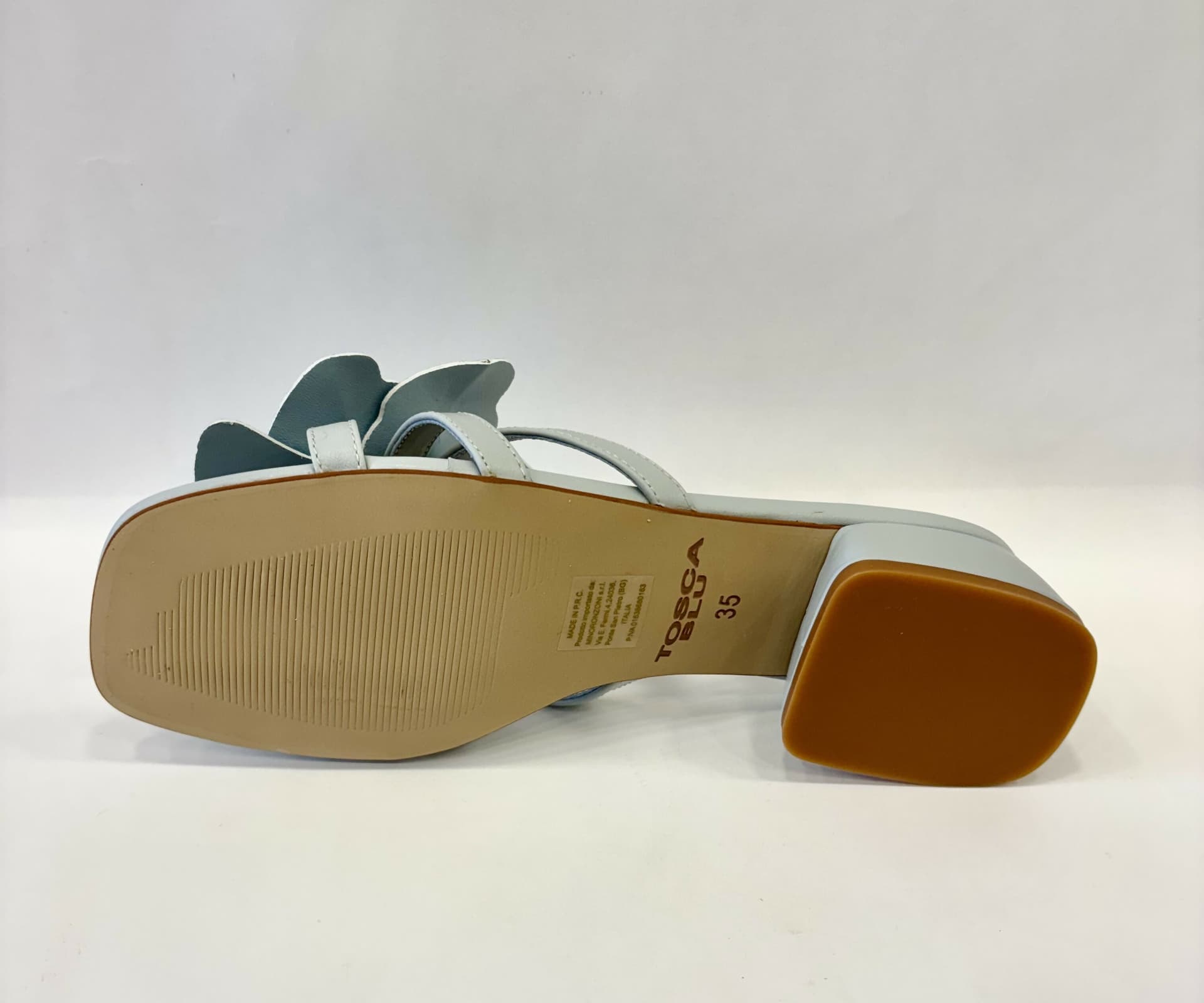 ToscaBlu Donna Sandali flat Lisbona in pelle con accessorio in Ciabatte moda Cantali Calzature - Randazzo, commercioVirtuoso.it