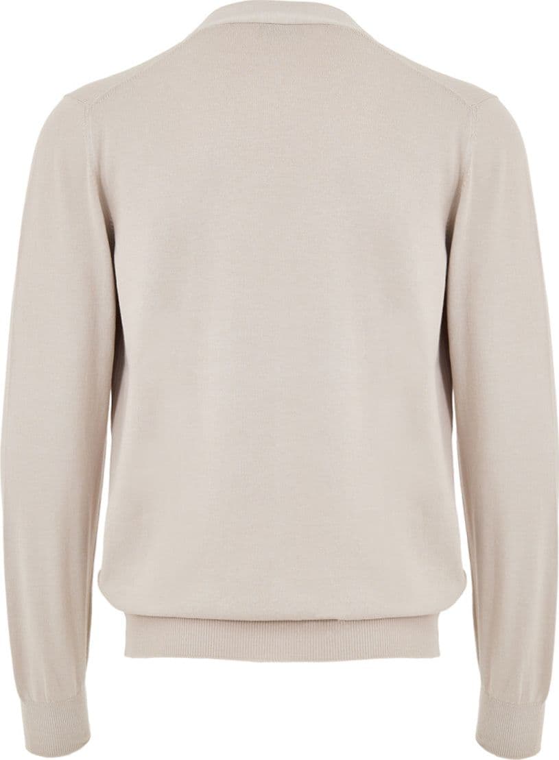 Gran Sasso Maglione Cardigan in Cotone Beige da uomo in Cardigan Drestige - Casamassima, commercioVirtuoso.it