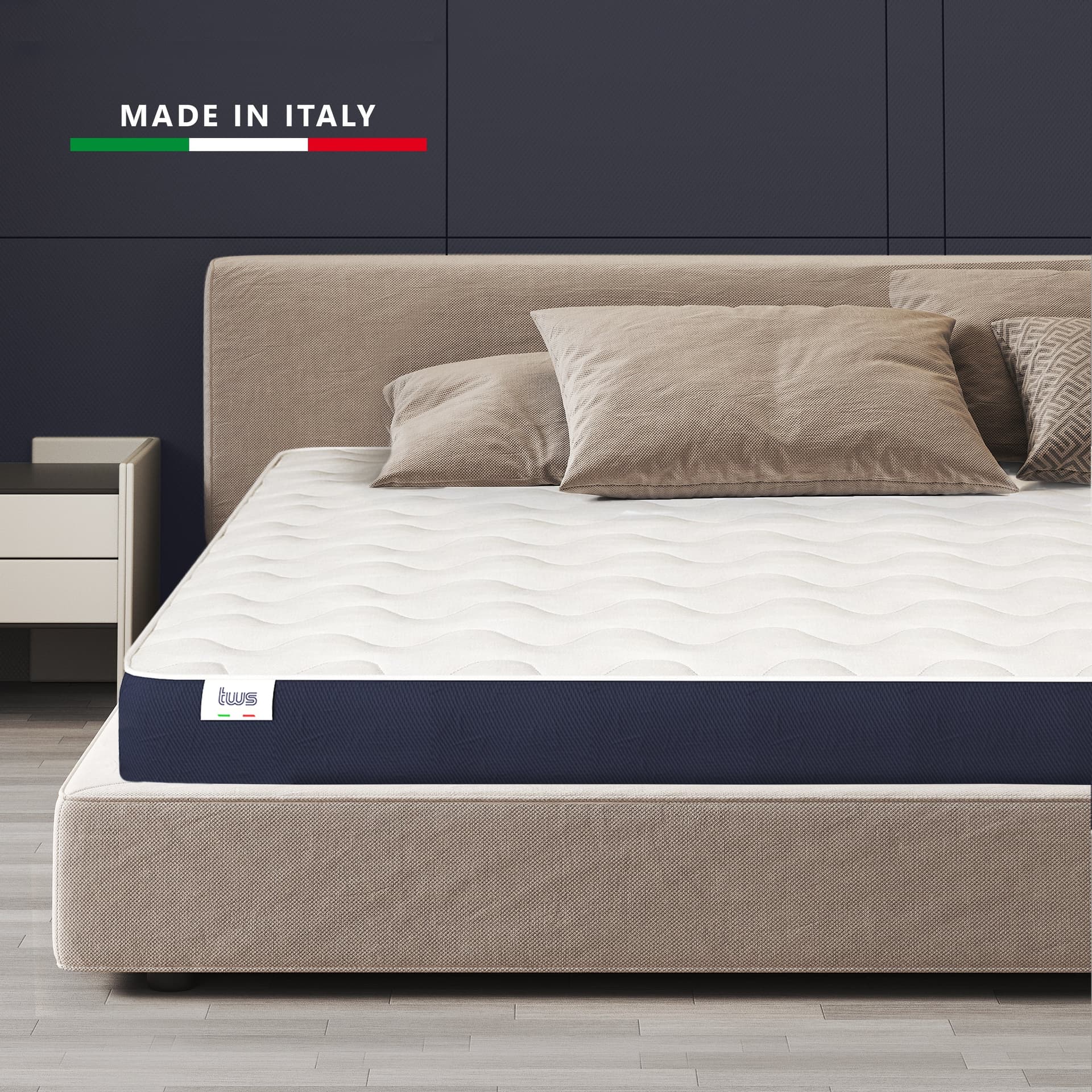 Materasso ESSENTIAL Waterfoam ipoallergenico made in Italy in Materassi The White Stone - San Donà di Piave, commercioVirtuoso.it