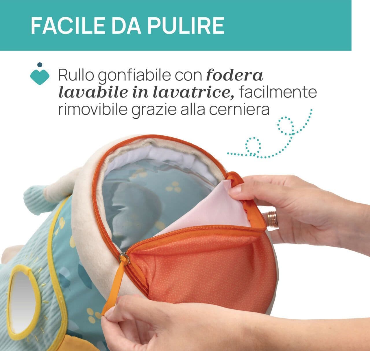 CHICCO Rullo Elefante Sensoriale - gioco morbido ed interattivo - centro di attività sensoriali - da 0 mesi in Giochi elettronici Sanitaria Gioia del Bimbo - Villa San Giovanni, commercioVirtuoso.it
