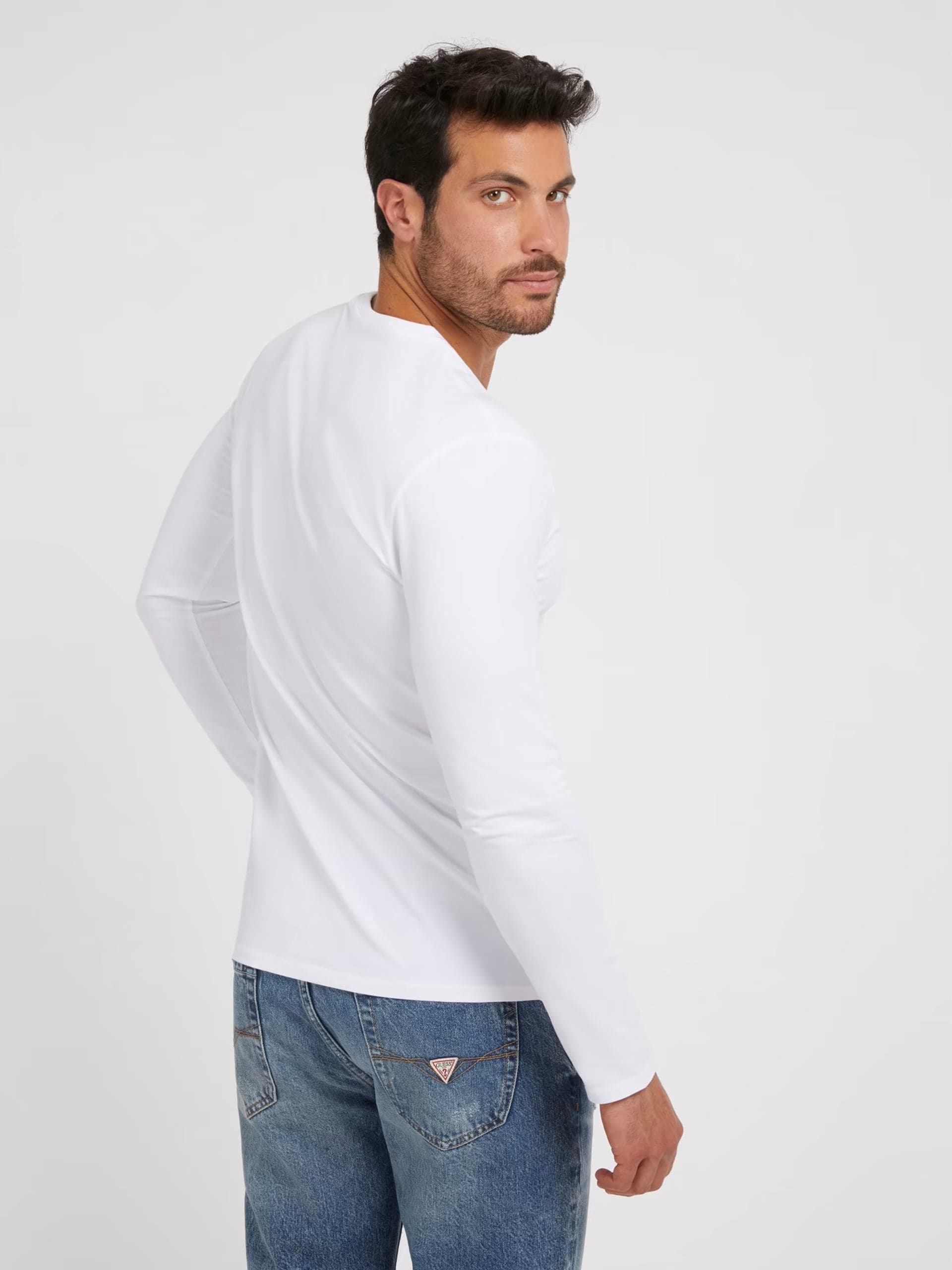 Guess T-shirt Uomo manica lunga in T-shirt Broadway Red - Barletta, commercioVirtuoso.it