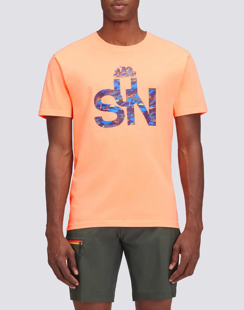 Sundek t-shirt uomo con logo camou in T-shirt Broadway Red - Barletta, commercioVirtuoso.it
