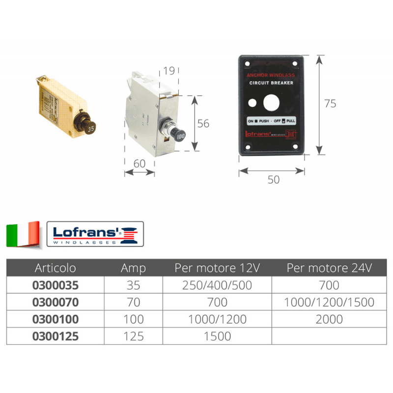 Magneto Termico 100 Amp. in Interruttori magnetici Ebricowill - Palermo, commercioVirtuoso.it