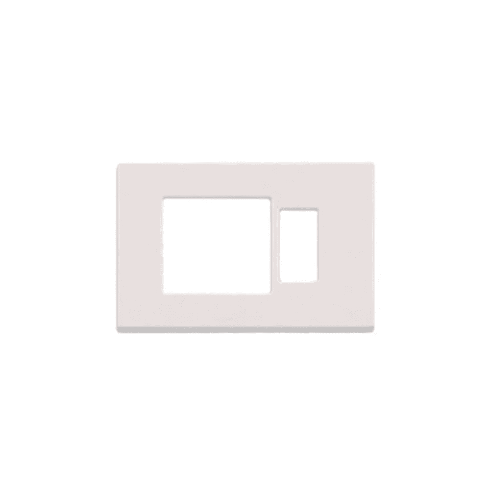 PLACCA S75 RESINA SCHUKO + 1P - COLORE BIANCO RAL9001
