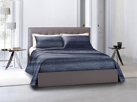 Completo letto lenzuola federe bifaccia double face stampa digitale in cotone made in italy  GIOCHI BLUE/BIANCO in Set di lenzuola e federe Vanita di raso - Sesto San Giovanni, commercioVirtuoso.it