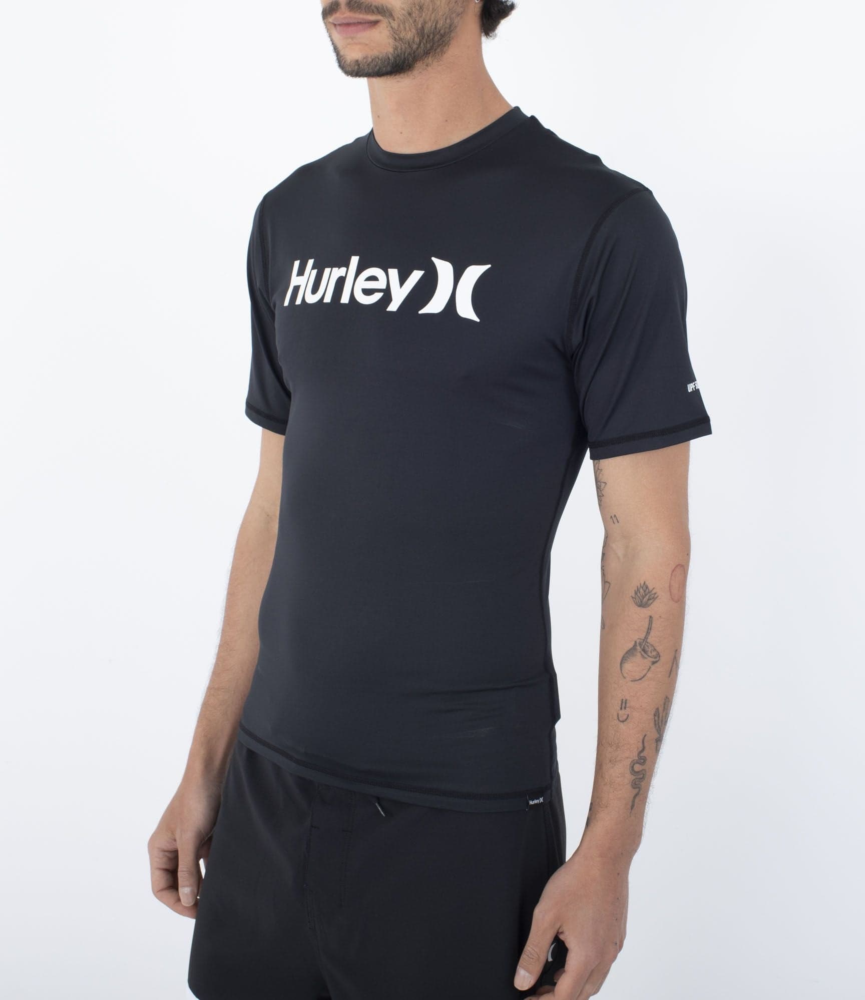 Lycra Hurley Manica Corta O&O Quickdry