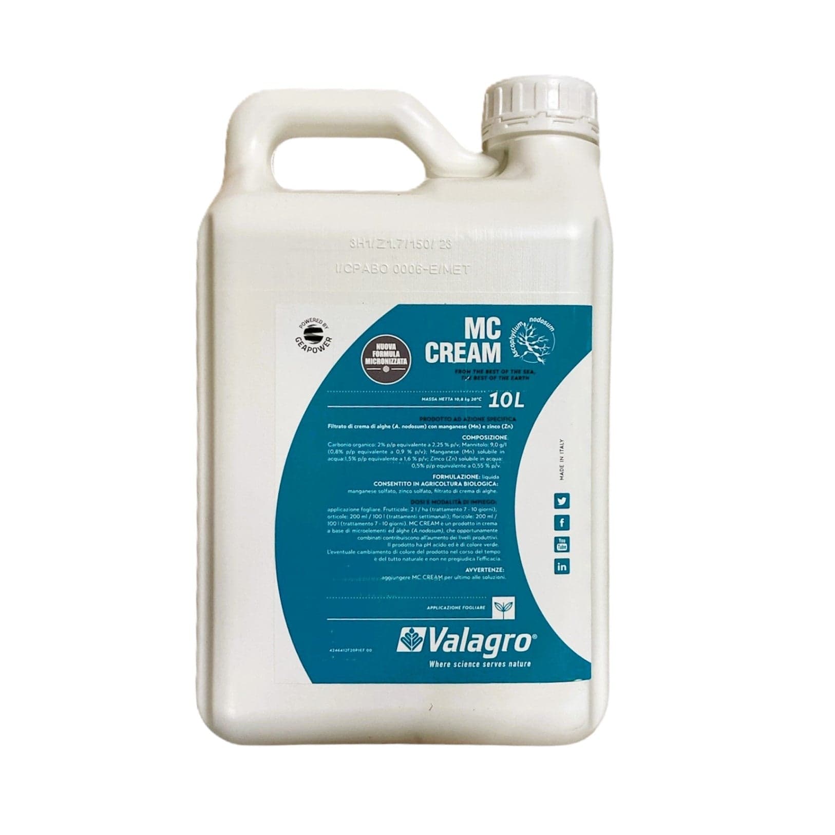 Mc Cream Lt 10 Stimola la Crescita delle Piante Syngenta