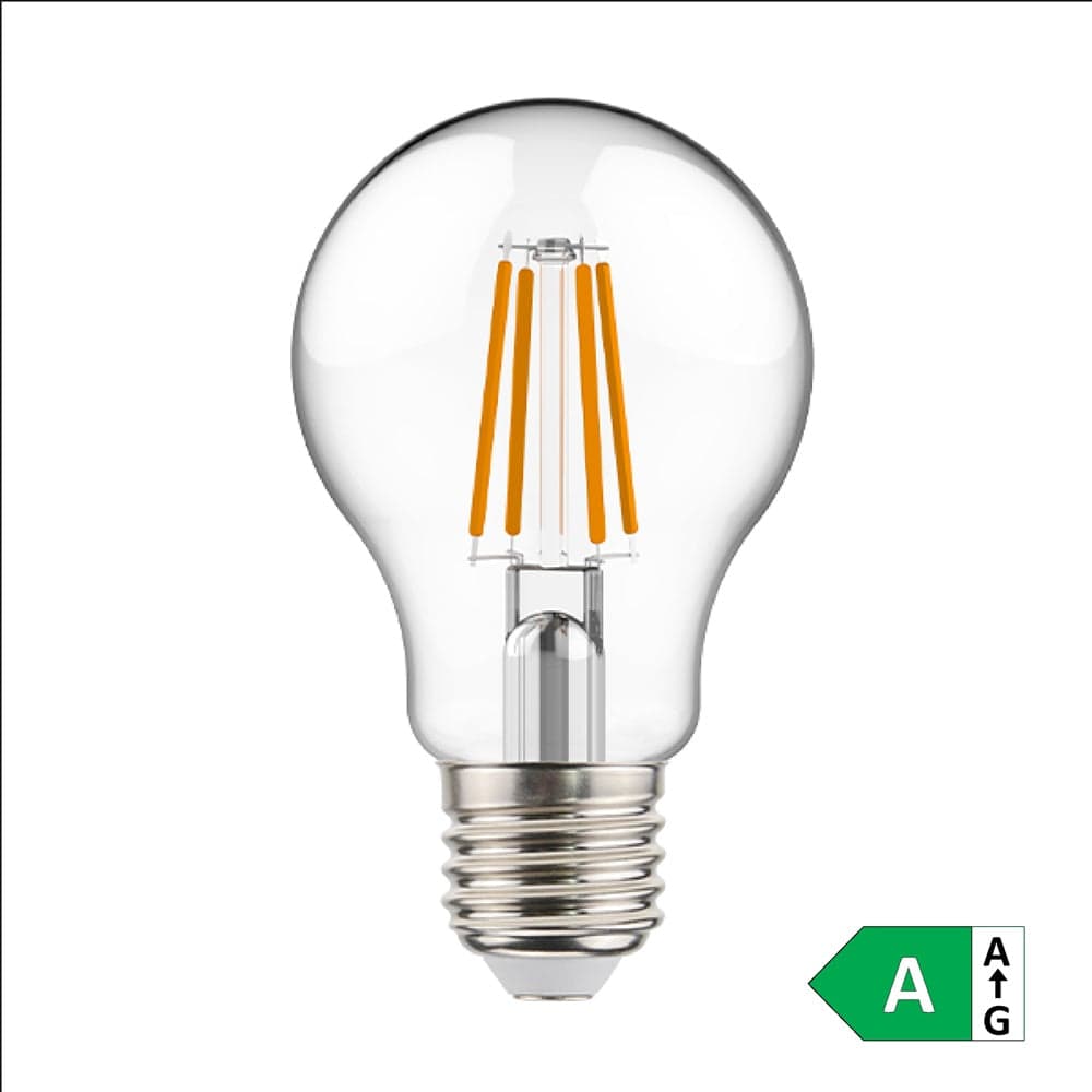 LAMP LED FIL.A60 E27 3,8W 3000K CLASSE A