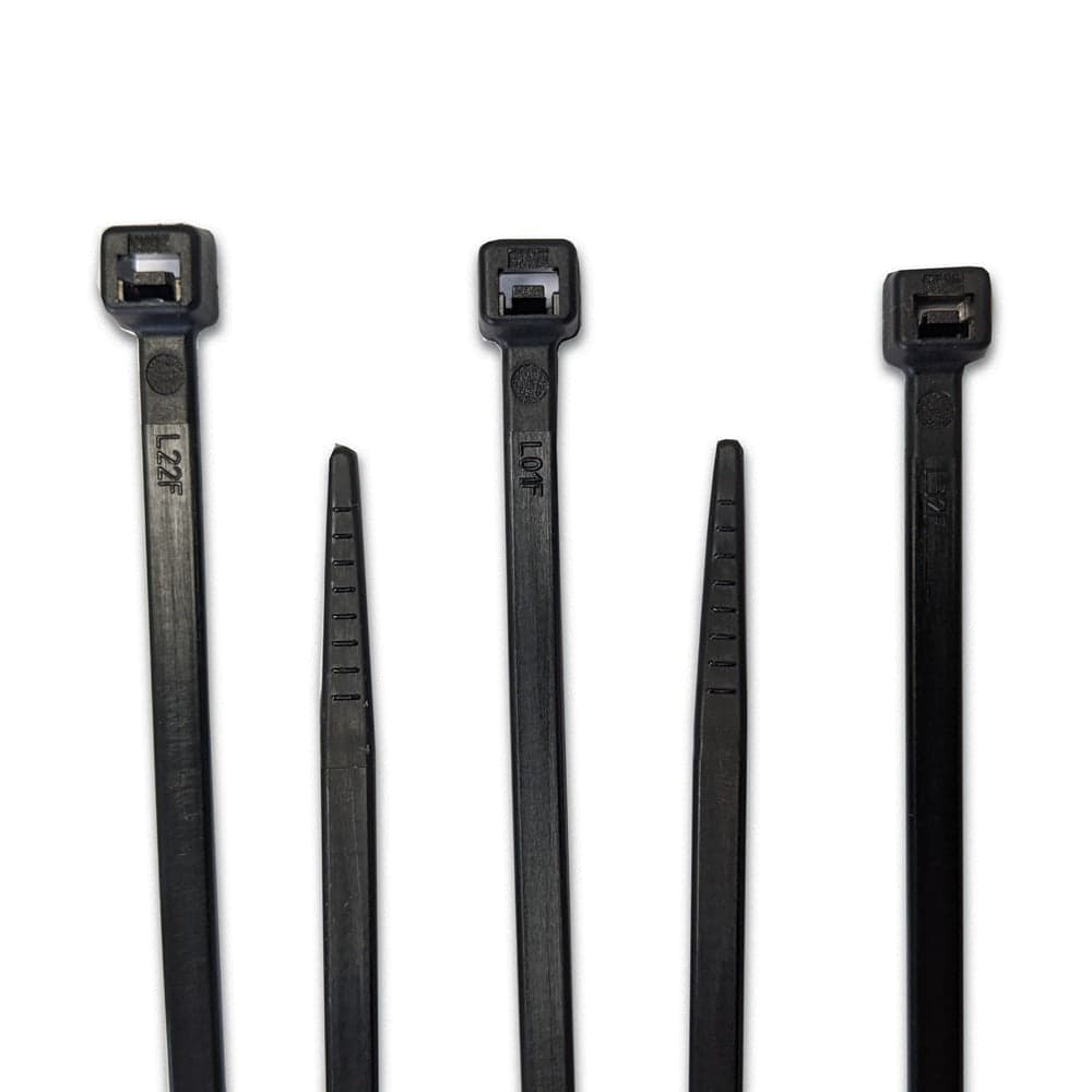 100PZ. FASCETTA NYLON NERA 200X4,6 ROBUS
