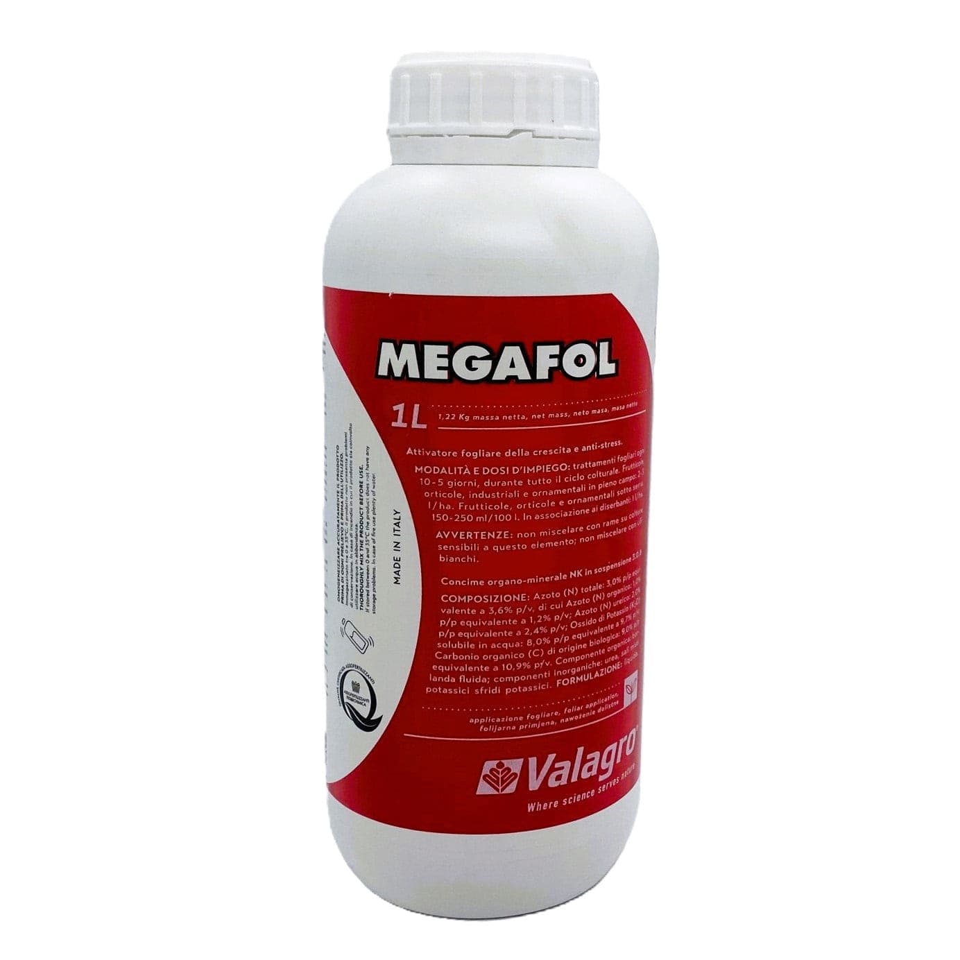 Megafol Lt.1 Biostimolante Antistress Favorisce la Crescita Vegetativa Syngenta in Fertilizzanti multiuso Taliachicce.it - Milazzo, commercioVirtuoso.it