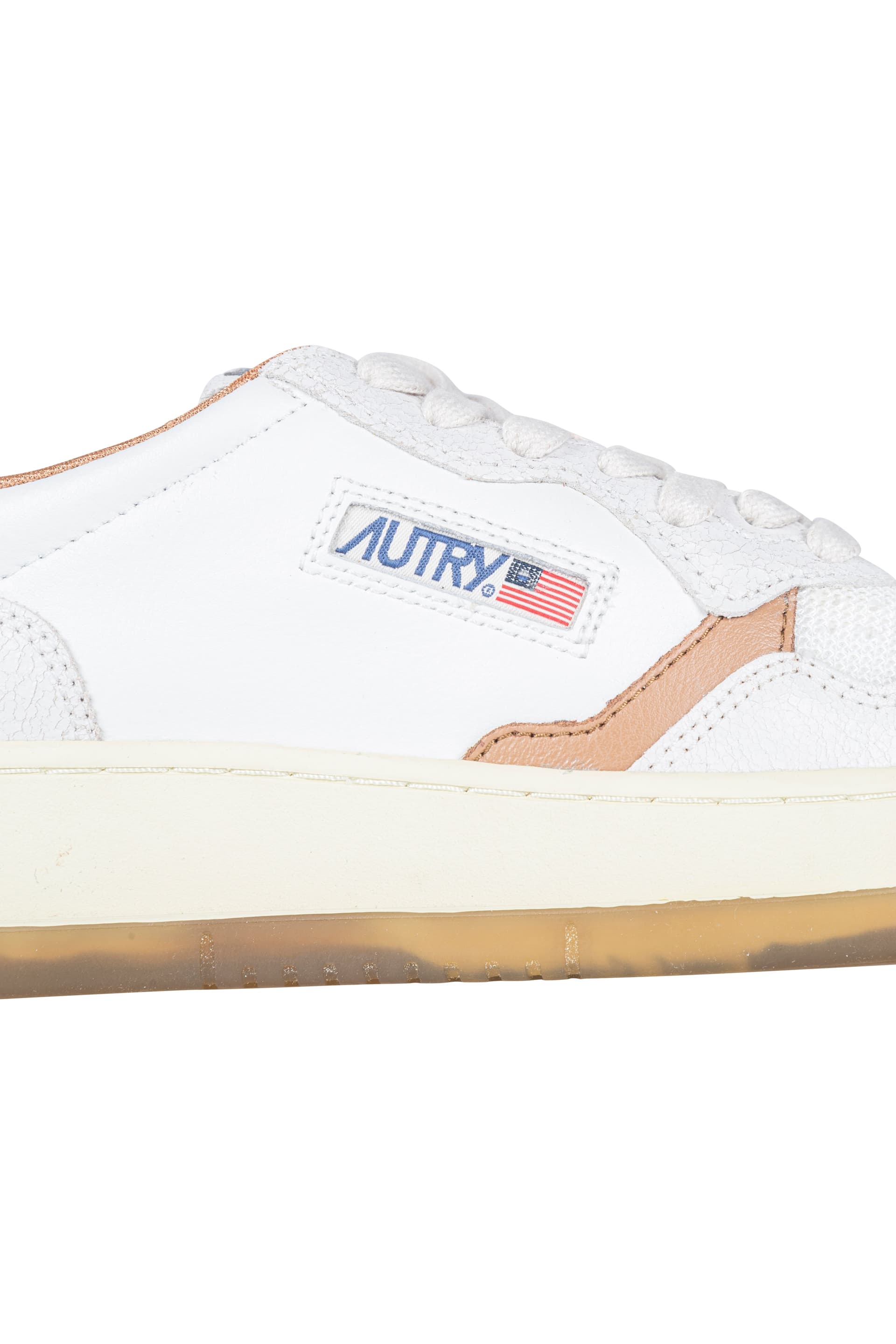AUTRY Autry - Sneakers - 450290 - Bianco/Nocciola da donna in Sneaker casual Drestige - Casamassima, commercioVirtuoso.it