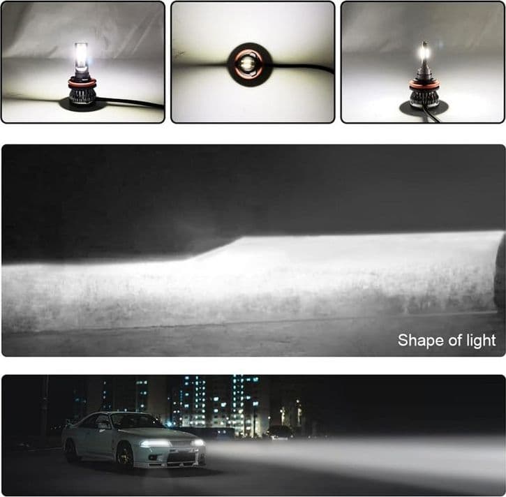 KIT LED H7 50W 9000 Lumen per Yamaha T-Max 500 2008-2012 + T10 Posizione 6000K – 2 Lampade SUPER SLIM Bianche ad Alta Luminosità in Lampadine tettuccio Solgeny - Besate, commercioVirtuoso.it