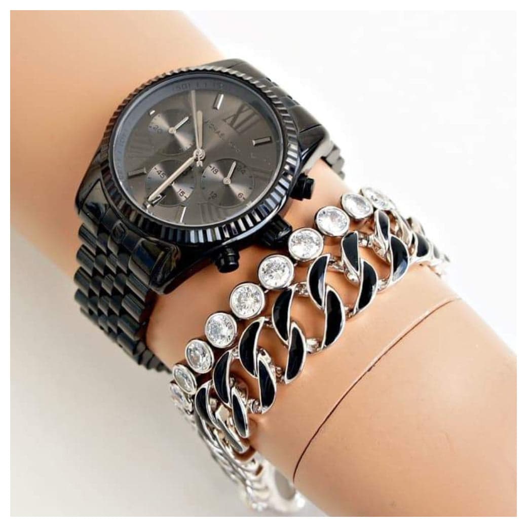 Orologio cronografo Michael Kors nero da donna mk5709 in Orologi da polso Dupers Club - Campo di Giove, commercioVirtuoso.it