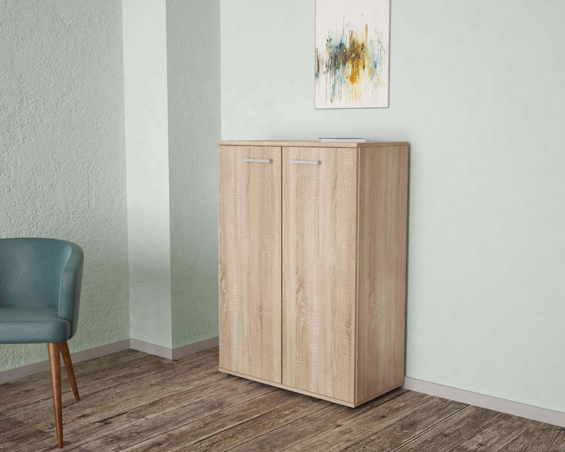 DIDIO - credenza moderna 68x34x93,5 h Marrone in Comodini Milani Home - Dueville, commercioVirtuoso.it
