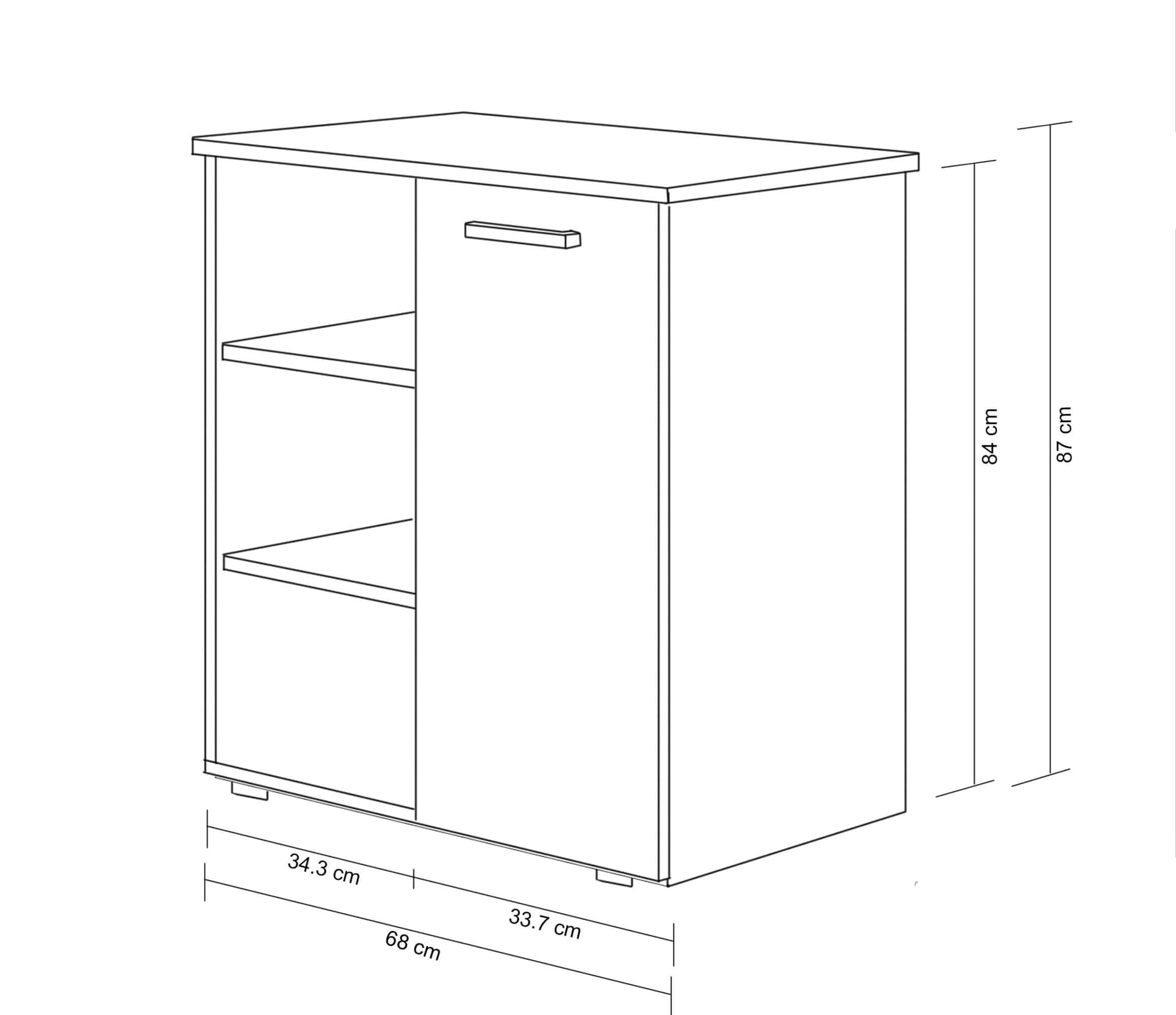 OREGON - mobile ingresso Marrone chiaro in Mobiletti Milani Home - Dueville, commercioVirtuoso.it