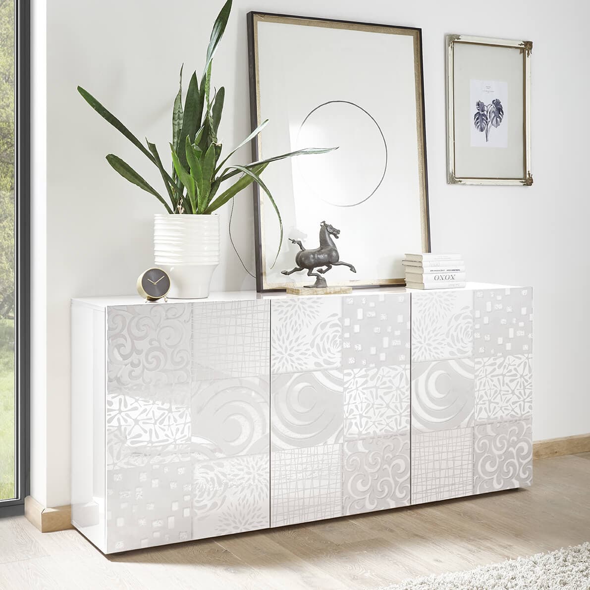 MORI - madia di design moderno Bianco in Credenze Milani Home - Dueville, commercioVirtuoso.it
