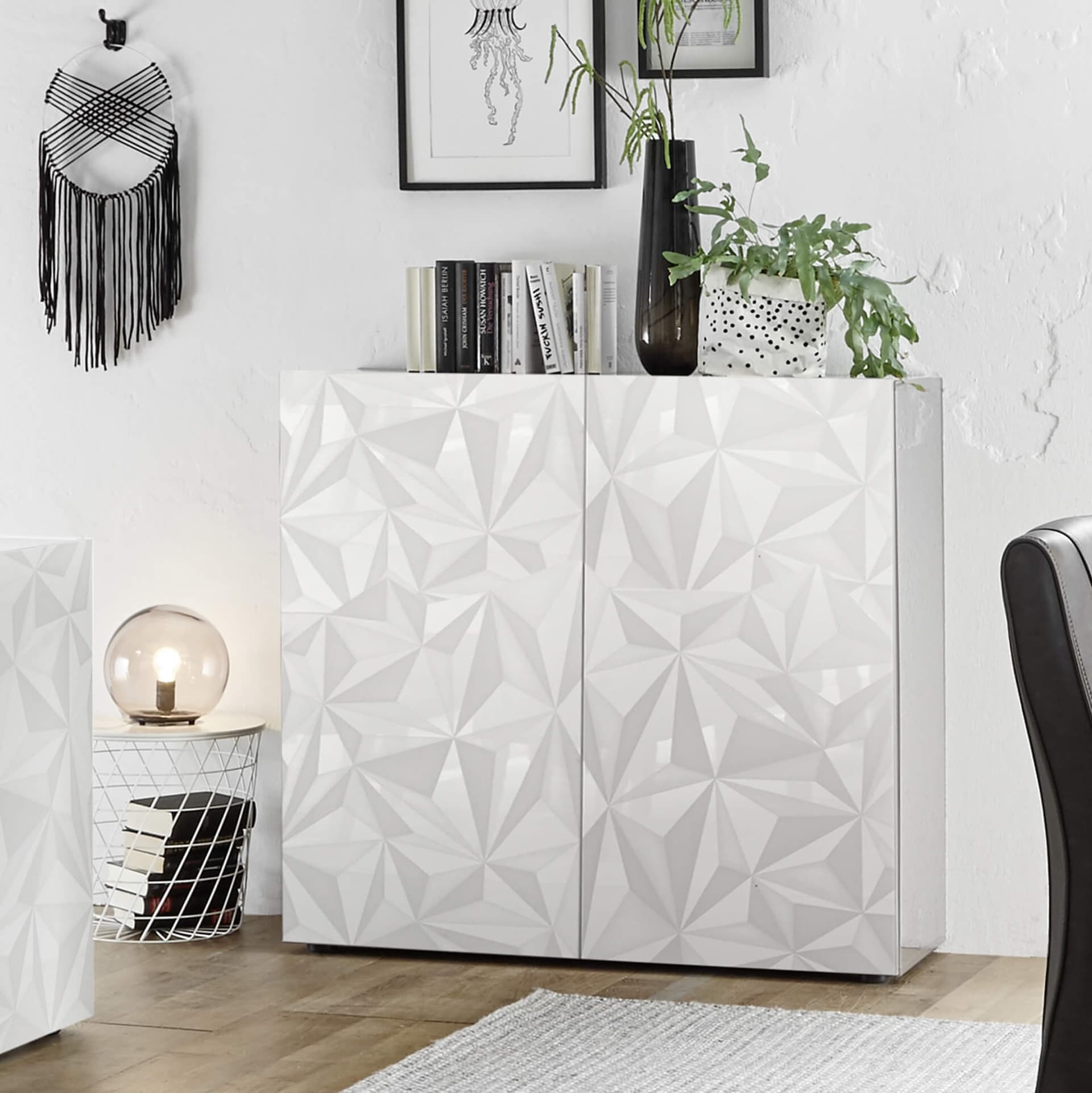 LION - credenza di design moderno Bianco in Credenze Milani Home - Dueville, commercioVirtuoso.it
