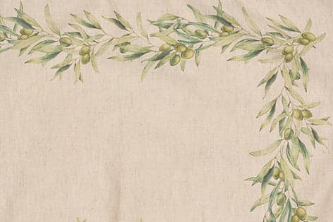 Set di 2 tovagliette americane colazione con decorazione frou frou coppia tovagliette 35 X 50 CM in misto lino stampa floreale fiori  morbide resistenti eleganti made in italy ULIVO in Tovagliette Vanita di raso - Sesto San Giovanni, commercioVirtuoso.it
