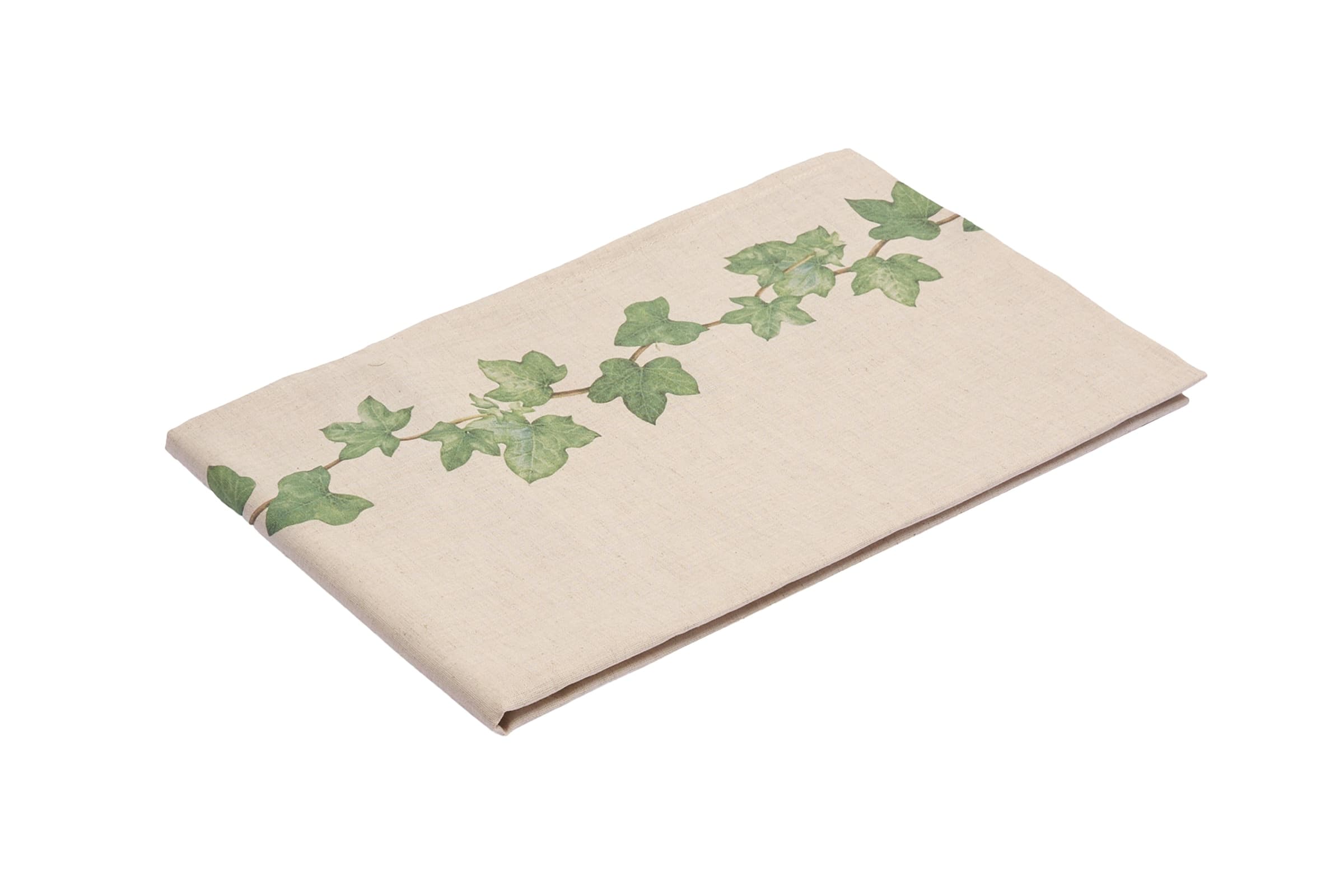 Runner da tavola in misto lino stampa floreale fiori morbido resistente elegante made in italy  EDERA - Vanita di raso