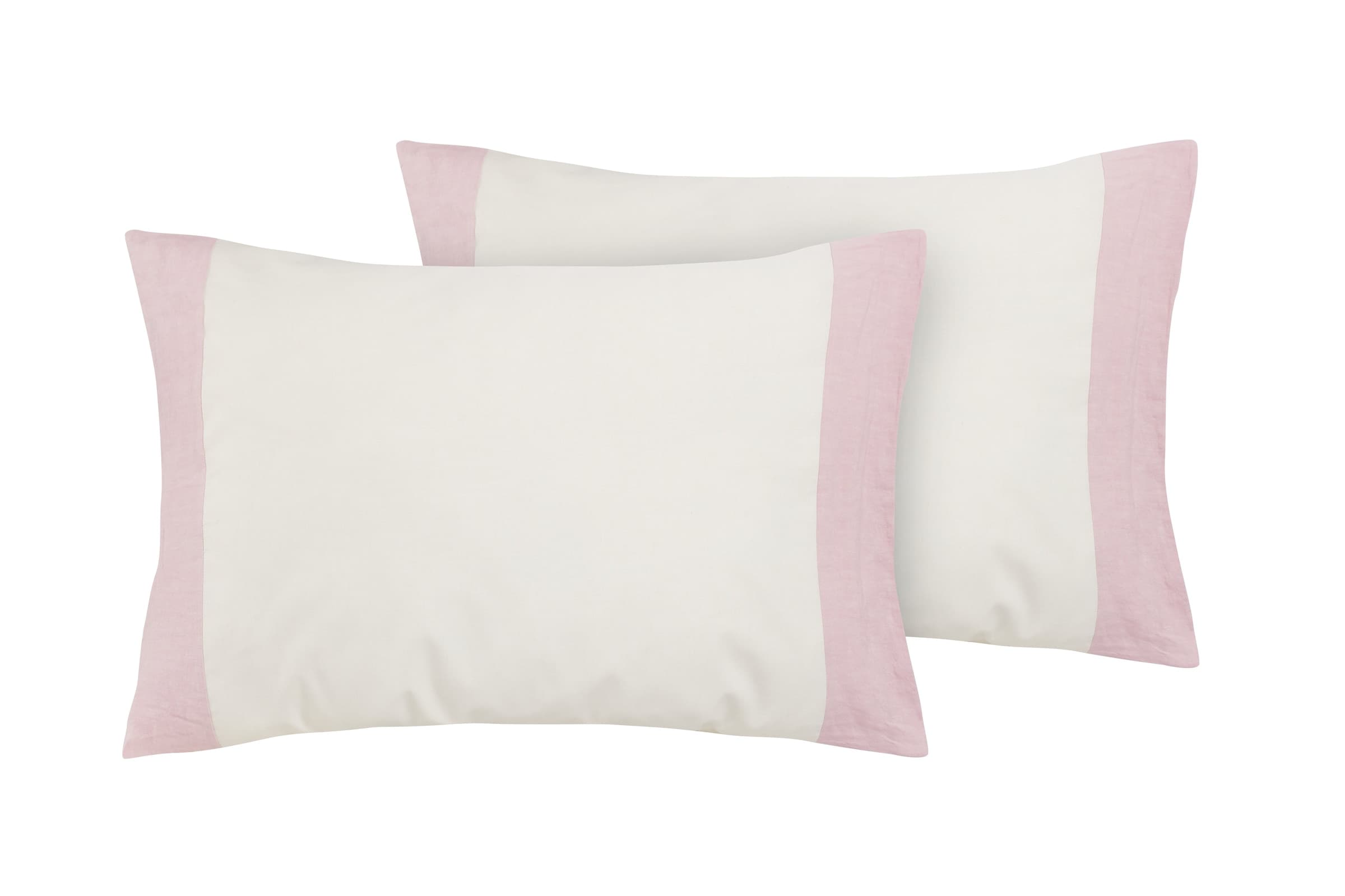 Set copripiumino federe parure copripiumino misto lino Made in Italy NATURALE/ROSA in Set copripiumini e federe Vanita di raso - Sesto San Giovanni, commercioVirtuoso.it