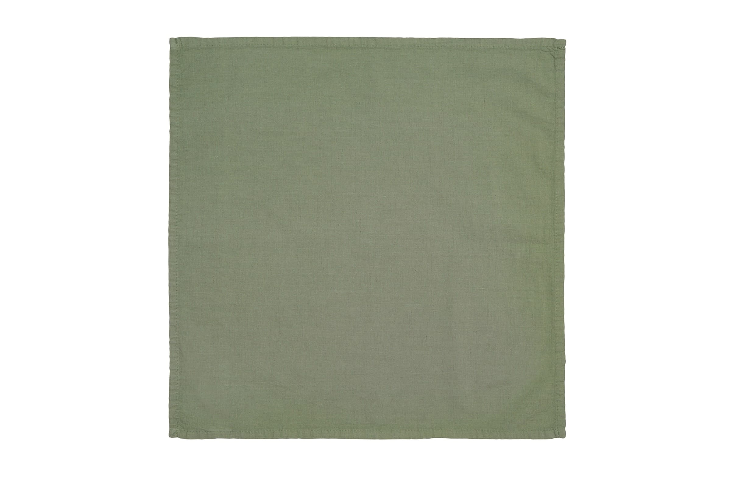 Set di 6 tovaglioli da tavola 45 X 45 CM in misto lino morbido resistente elegante made in italy OLIVA in Tovaglie Vanita di raso - Sesto San Giovanni, commercioVirtuoso.it
