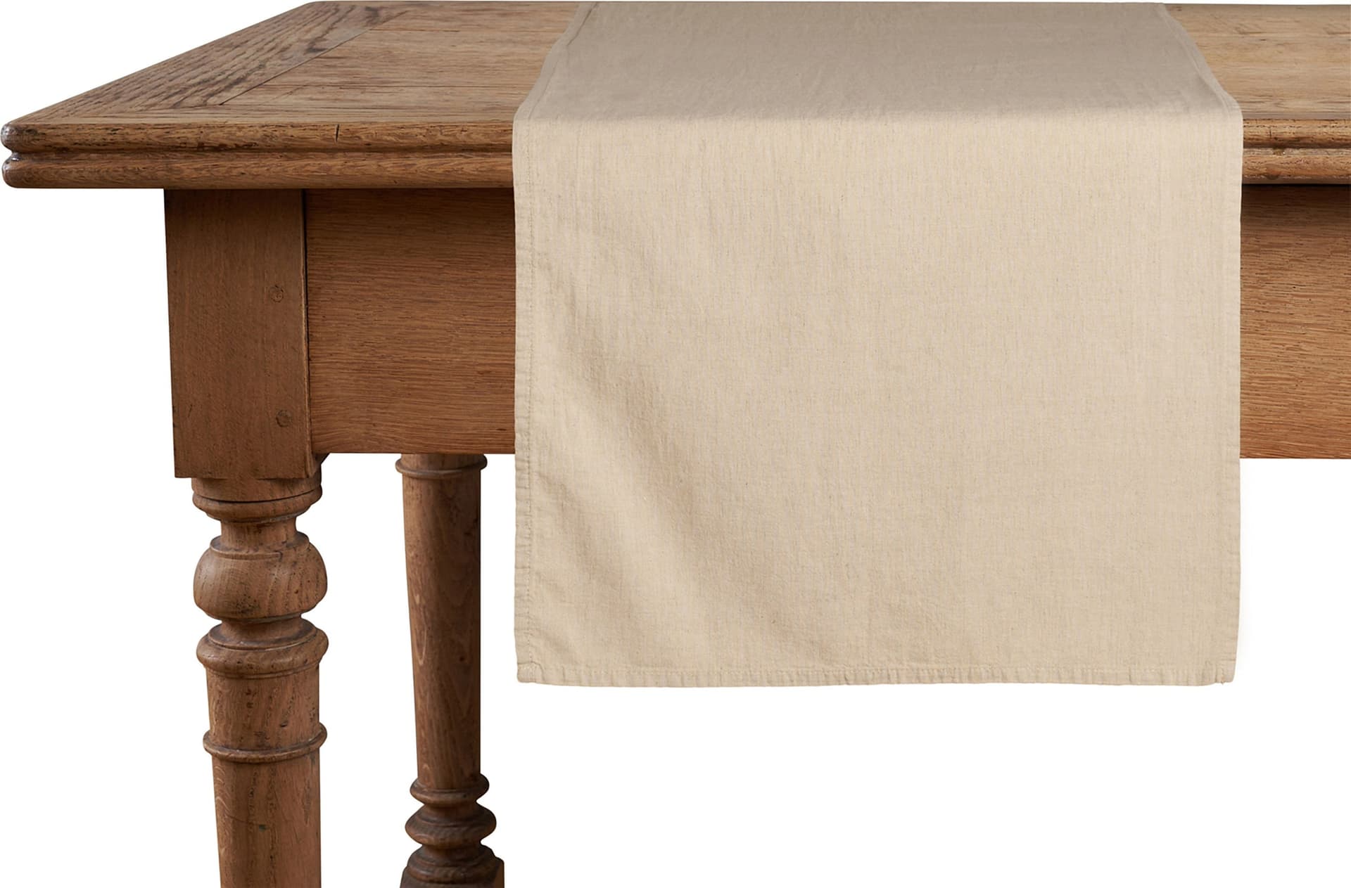 Runner da tavola misto lino made in italy SABBIA
