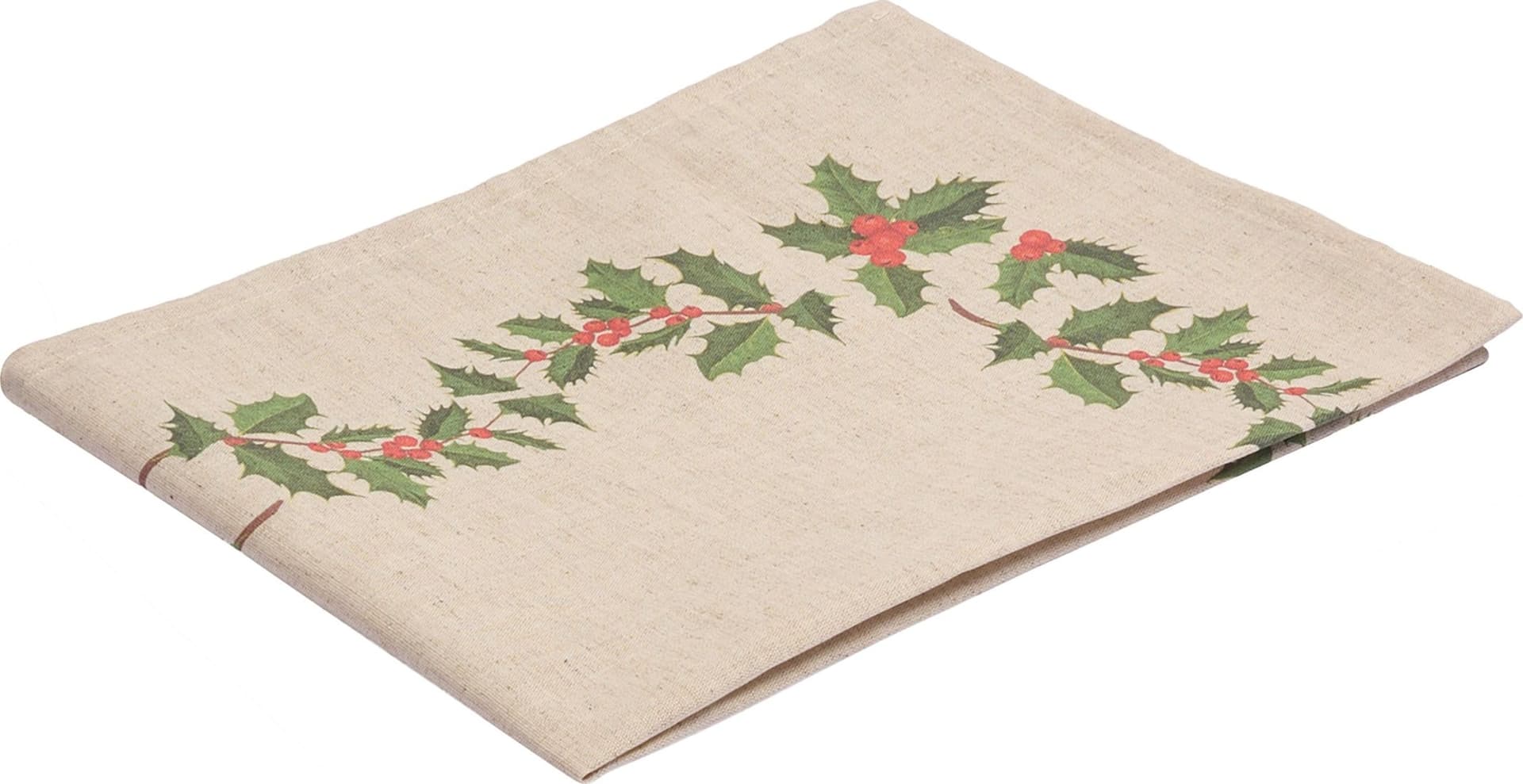 Set di 2 tovagliette americane natalizie coppia tovagliette 35 X 50 CM in misto lino decoro natale morbide resistenti made in italy AGRIFOGLIO in Tovagliette Vanita di raso - Sesto San Giovanni, commercioVirtuoso.it