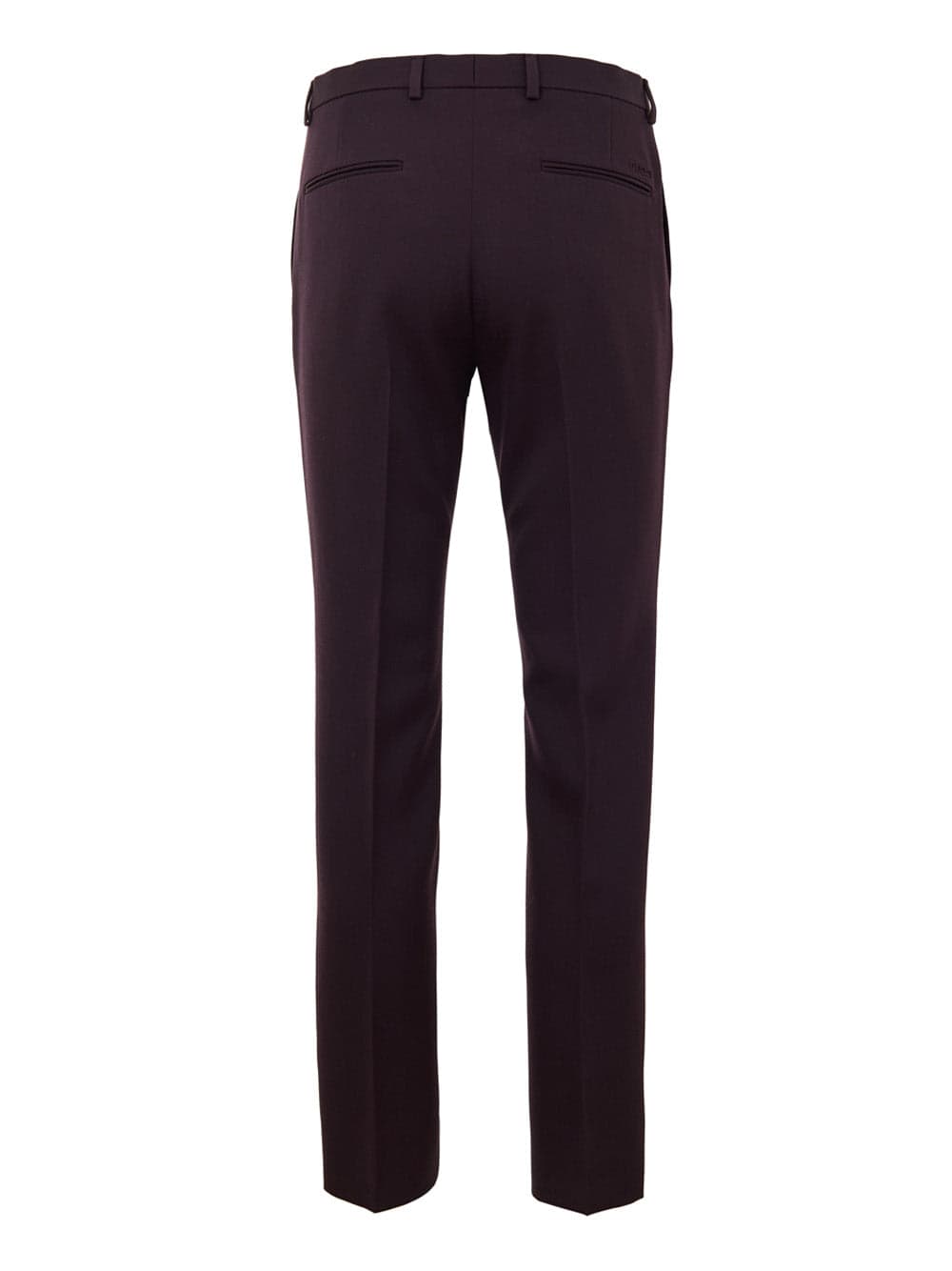 Gucci Pantalone Sartoriale Bordeaux con Ricamo Logo da uomo in Pantaloni Drestige - Casamassima, commercioVirtuoso.it