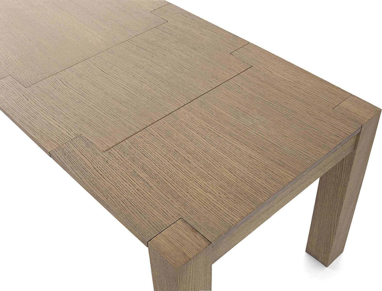 ELVIS - tavolo da pranzo moderno allungabile in rovere spazzolato 90x140/180/220 Grigio in Tavoli da sala da pranzo Milani Home - Dueville, commercioVirtuoso.it