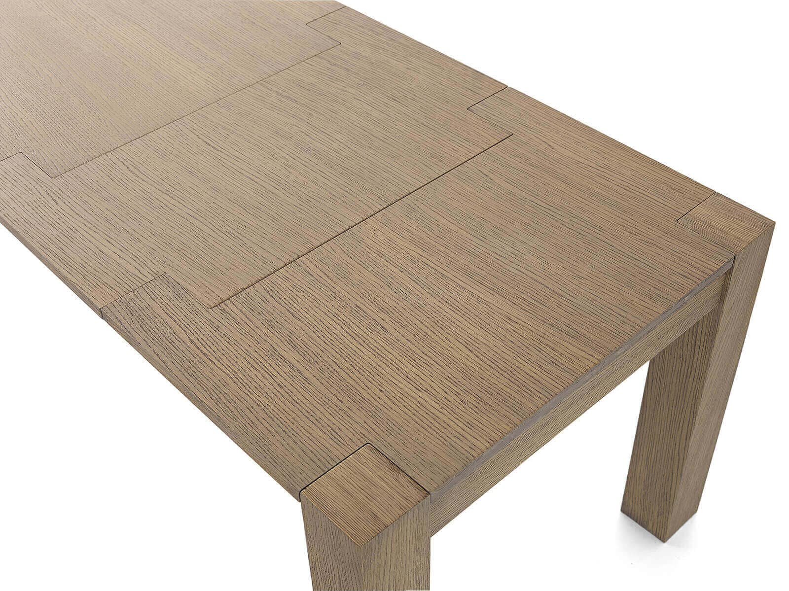 ELVIS - tavolo da pranzo moderno allungabile in rovere spazzolato 90x140/180/220 Grigio in Tavoli da sala da pranzo Milani Home - Dueville, commercioVirtuoso.it