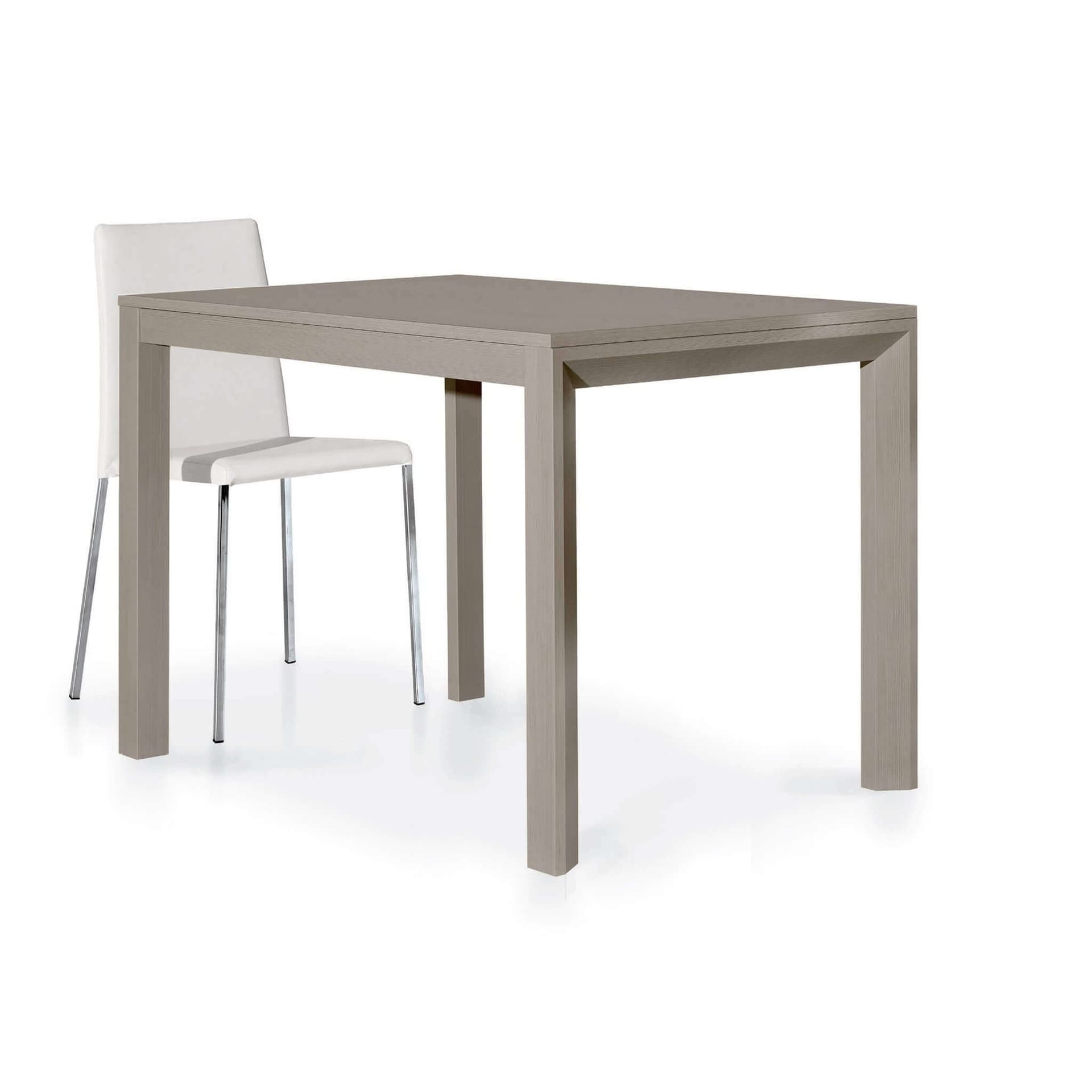 GABRIEL - tavolo da pranzo moderno allungabile in laminato frassinato 70x110/160 Tortora in Tavoli da sala da pranzo Milani Home - Dueville, commercioVirtuoso.it