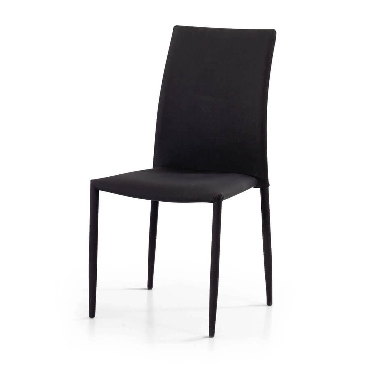 AUDREY - sedia in tessuto Nero in Sedie Milani Home - Dueville, commercioVirtuoso.it