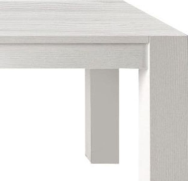 GERRARD - tavolo da pranzo moderno allungabile rovere spazzolato 90x140/180/220 Bianco in Tavoli da sala da pranzo Milani Home - Dueville, commercioVirtuoso.it