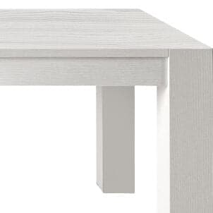 GERRARD - tavolo da pranzo moderno allungabile rovere spazzolato 90x140/180/220 Bianco in Tavoli da sala da pranzo Milani Home - Dueville, commercioVirtuoso.it